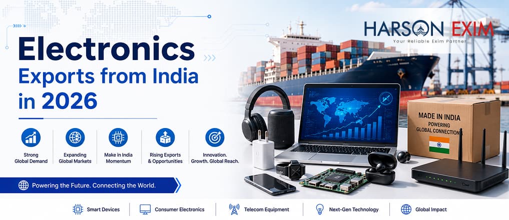 Electronics exports from India in 2026